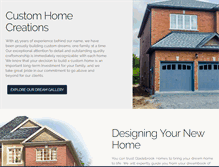 Tablet Screenshot of gladebrookhomes.com